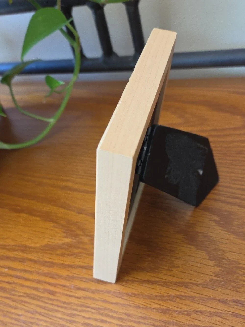 Natural Wood Dad-themed Square Picture Frame - Holds 3 1/2 X 3 1/2 Photo